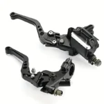 Black Motorcycle Brake & Clutch Lever Set